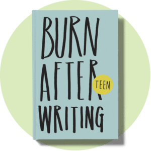 book cover for Burn After Writing
