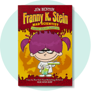 Book cover for Franny K. Stein, Mad Scientist: Lunch Walks Among Us