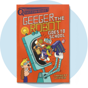 Book cover for Geeger the Robot Goes to School