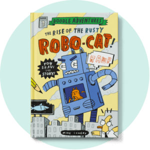 Book cover for The Rise of the Rusty Robo-Cat!