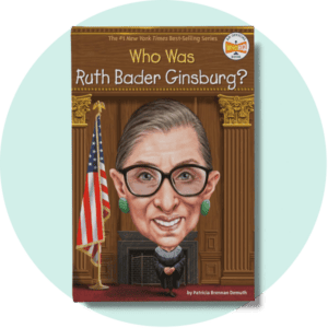 Book cover for Who what Ruth Bader Ginsburg?